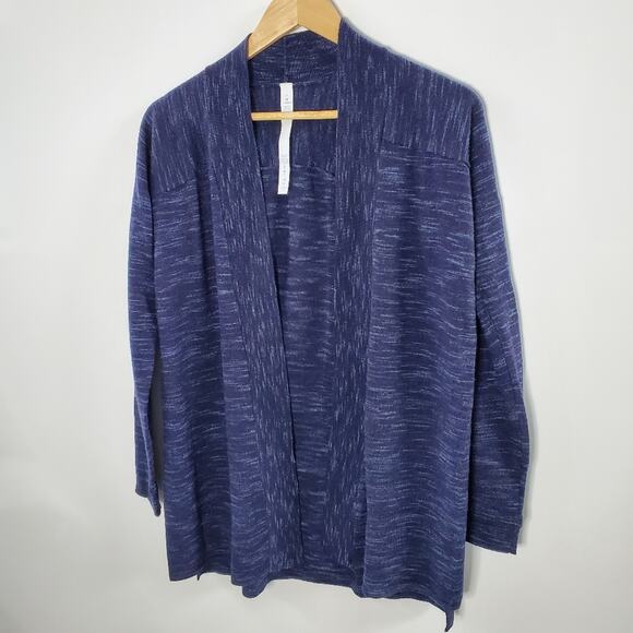 Lululemon 100% Merino Wool  Blissful Zen Sweater Midnight Navy Relaxed Fit - Picture 2 of 11